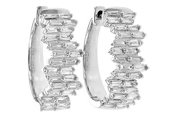 E190-23077: EARR .70 TW BAGUETTE DIAS