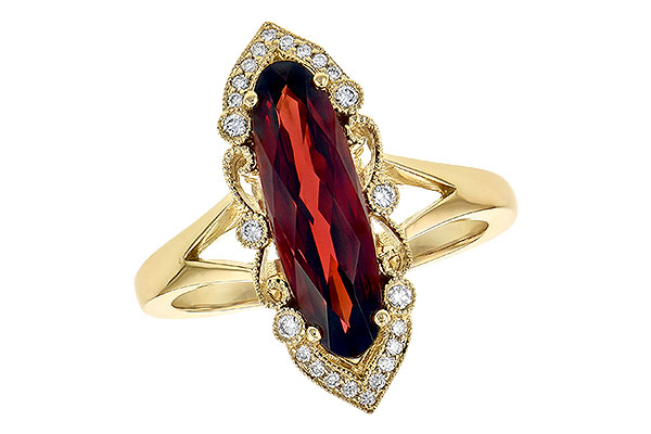E190-23977: LDS RG 2.58 GARNET 2.70 TGW