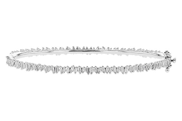 E272-92141: BANGLE .75 TW BAGUETTE DIAS