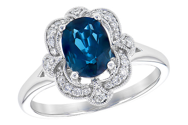 E272-97577: LDS RG 1.35 LONDON BLUE TOPAZ 1.50 TGW