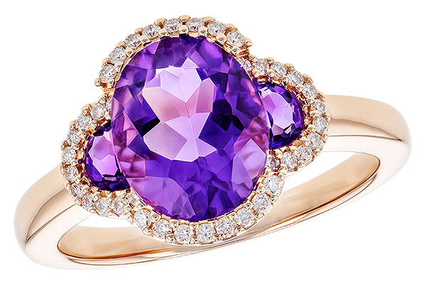 E273-83023: LDS RG 2.44 TW AMETHYST 2.60 TGW