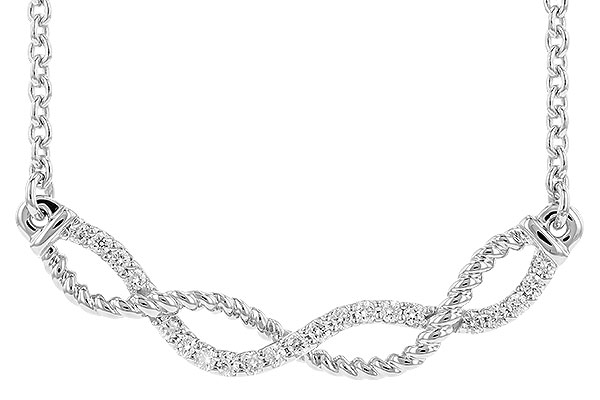 E273-83050: NECKLACE .12 TW (18")