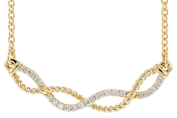 E273-83050: NECKLACE .12 TW (18")