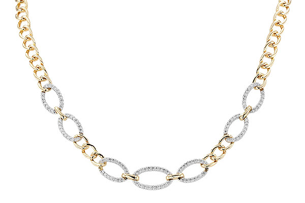 E273-83950: NECKLACE 1.12 TW (17")(INCLUDES BAR LINKS)