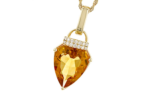 E273-88532: NECKLACE 3.12 CITRINE 3.18 TGW (12x10MM CIT)