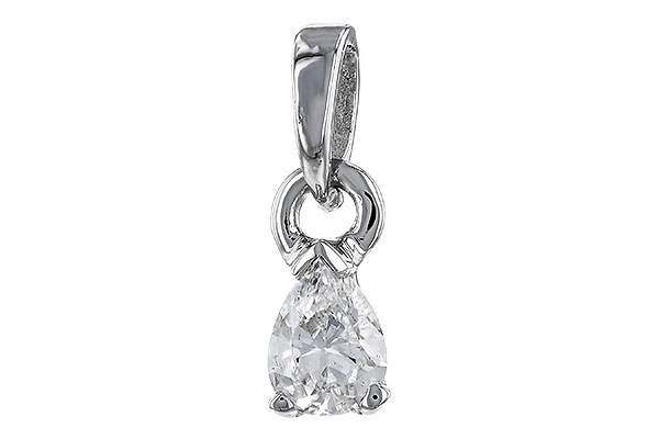 E274-74850: PENDANT .14 PEAR SHAPE