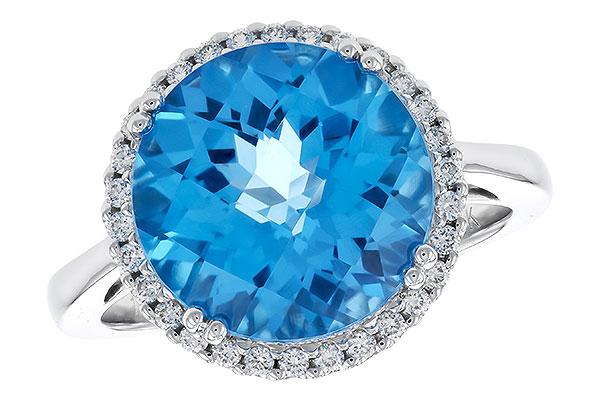 E274-75786: LDS RG 7.20 BLUE TOPAZ 7.42 TGW