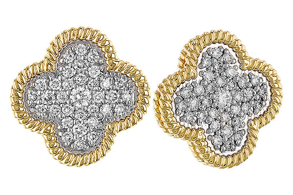 E274-77605: EARRINGS .50 TW
