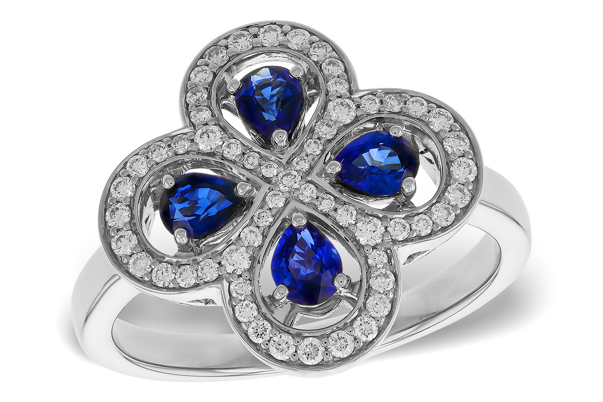 E274-78505: LDS RG .68 TW SAPPHIRE .96 TGW