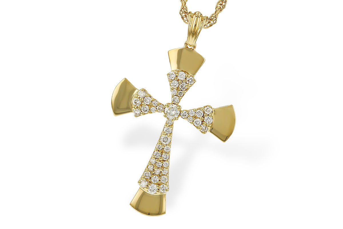 E274-79405: NECKLACE .36 TW
