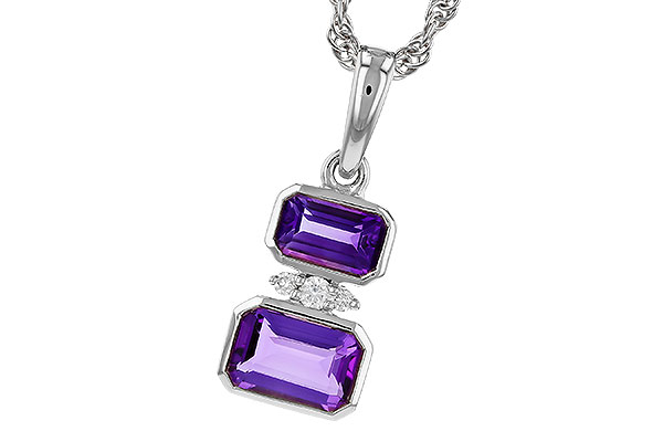E274-81214: NECK .72 TW AMETHYST .75 TGW