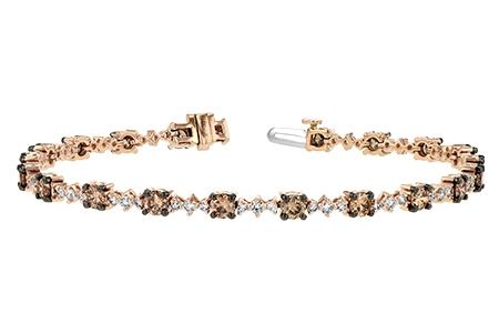 F188-42132: BRACELET 3.05 BROWN DIA 4.10 TW