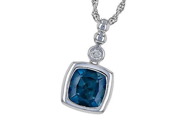 F190-21195: NECK 1.50 LONDON BLUE TOPAZ 1.54 TGW