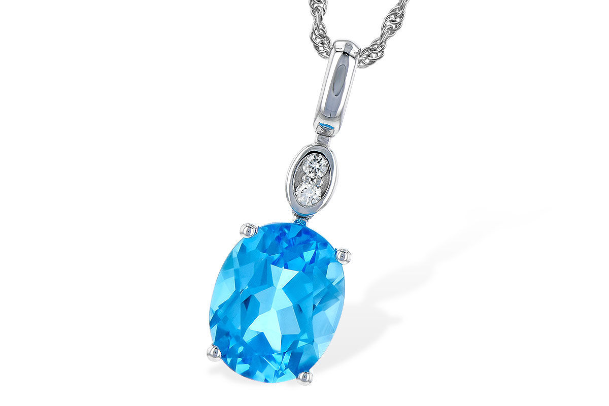F190-25814: NECK 2.84 BLUE TOPAZ 2.87 TGW (10x8MM BT)