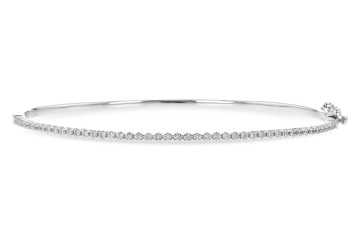 F190-26714: BANGLE BRACELET .50 TW
