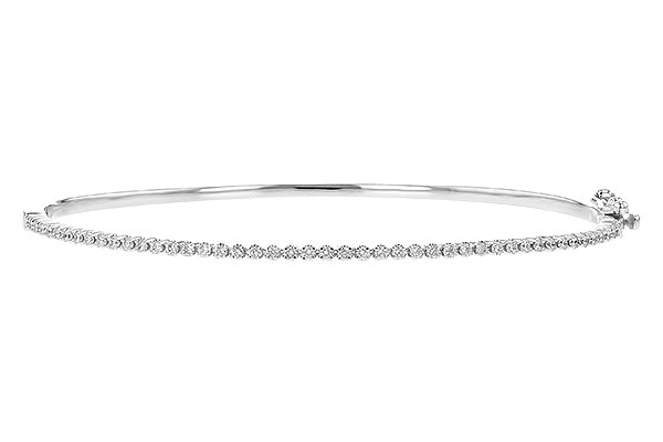 F190-26714: BANGLE BRACELET .50 TW