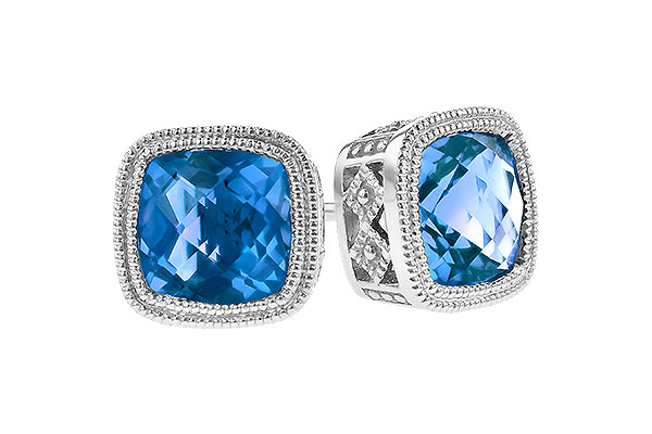 F272-92095: EARR 2.20 TW BLUE TOPAZ