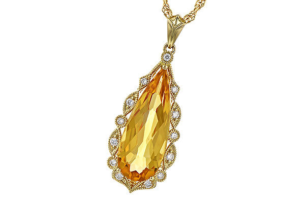 F272-93941: NECK 3.38 CITRINE 3.50 TGW