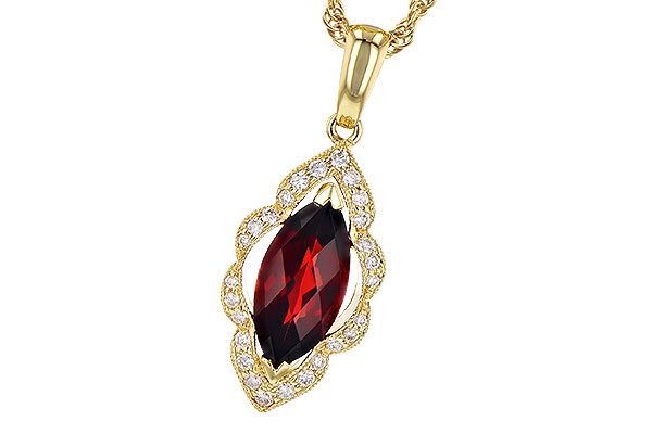 F272-98468: NECK 1.25 GARNET 1.36 TGW