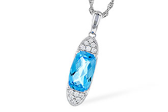 F273-82123: NECK 2.02 BLUE TOPAZ 2.12 TGW