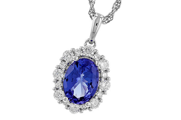 F273-85814: NECK 1.02 TANZANITE 1.32 TGW (8x6 OVAL)