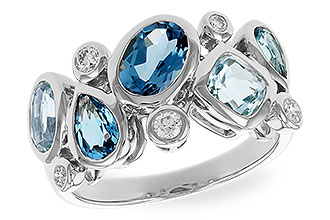 F273-87550: LDS RG 2.57 BLUE TOPAZ TW 2.75 TGW