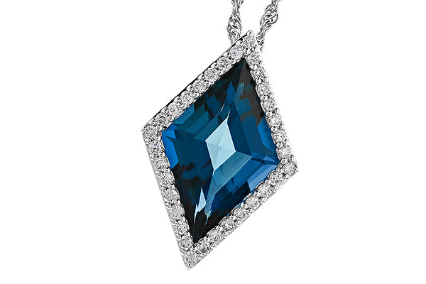 F273-88523: NECK 3.04 LONDON BLUE TOPAZ 3.20 TGW