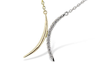 F274-73032: NECKLACE .14 TW (18")