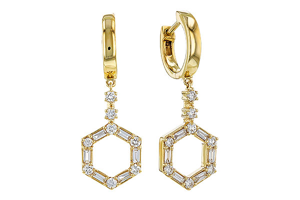 F274-73932: EARRINGS .23 BAG .60 TW