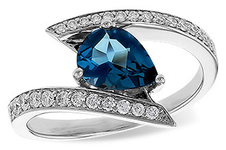 F274-73941: LDS RG 1.04 LONDON BLUE TOPAZ 1.28 TGW (8x6MM)