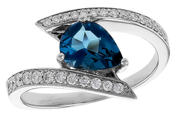 F274-73941: LDS RG 1.04 LONDON BLUE TOPAZ 1.28 TGW (8x6MM)