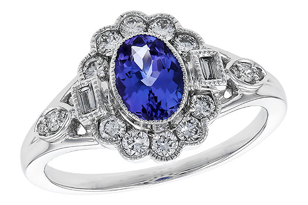 F274-73968: LDS RG .80 TANZANITE 1.20 TGW (7x5MM OV)
