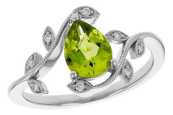 F274-74886: LDS RG 1.16 PERIDOT 1.22 TGW (8x6MM PER)