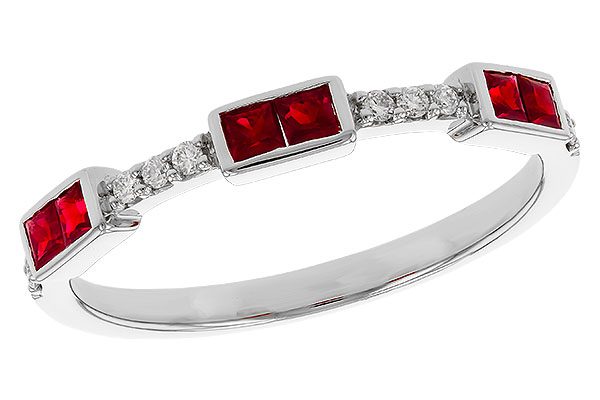 F274-77550: LDS WED RG .34 RUBY .41 TGW