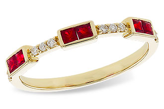 F274-77550: LDS WED RG .34 RUBY .41 TGW
