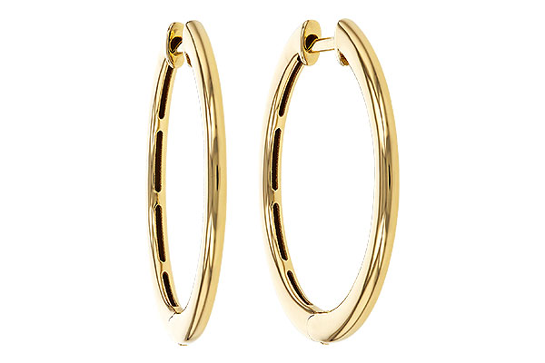 F274-80295: GOLD EARRINGS (24MM)