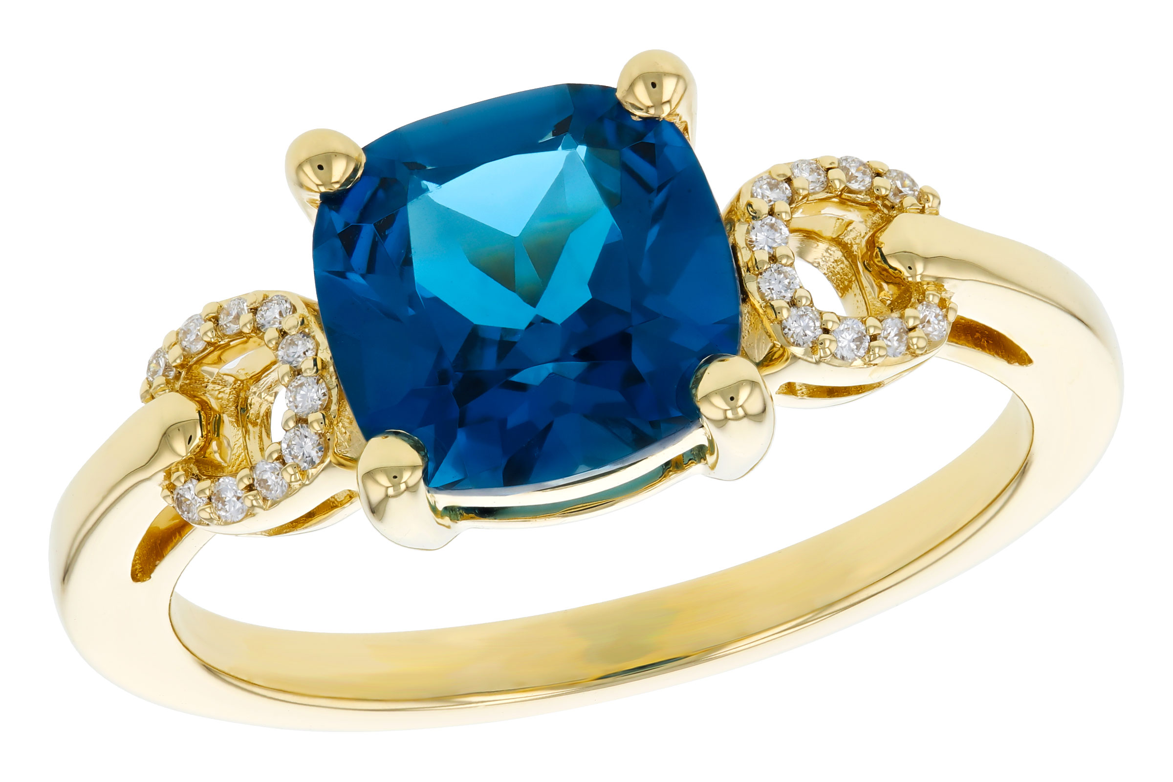 F275-65768: LDS RG 2.16 LONDON BLUE TOPAZ 2.21 TGW (8MM LBT)