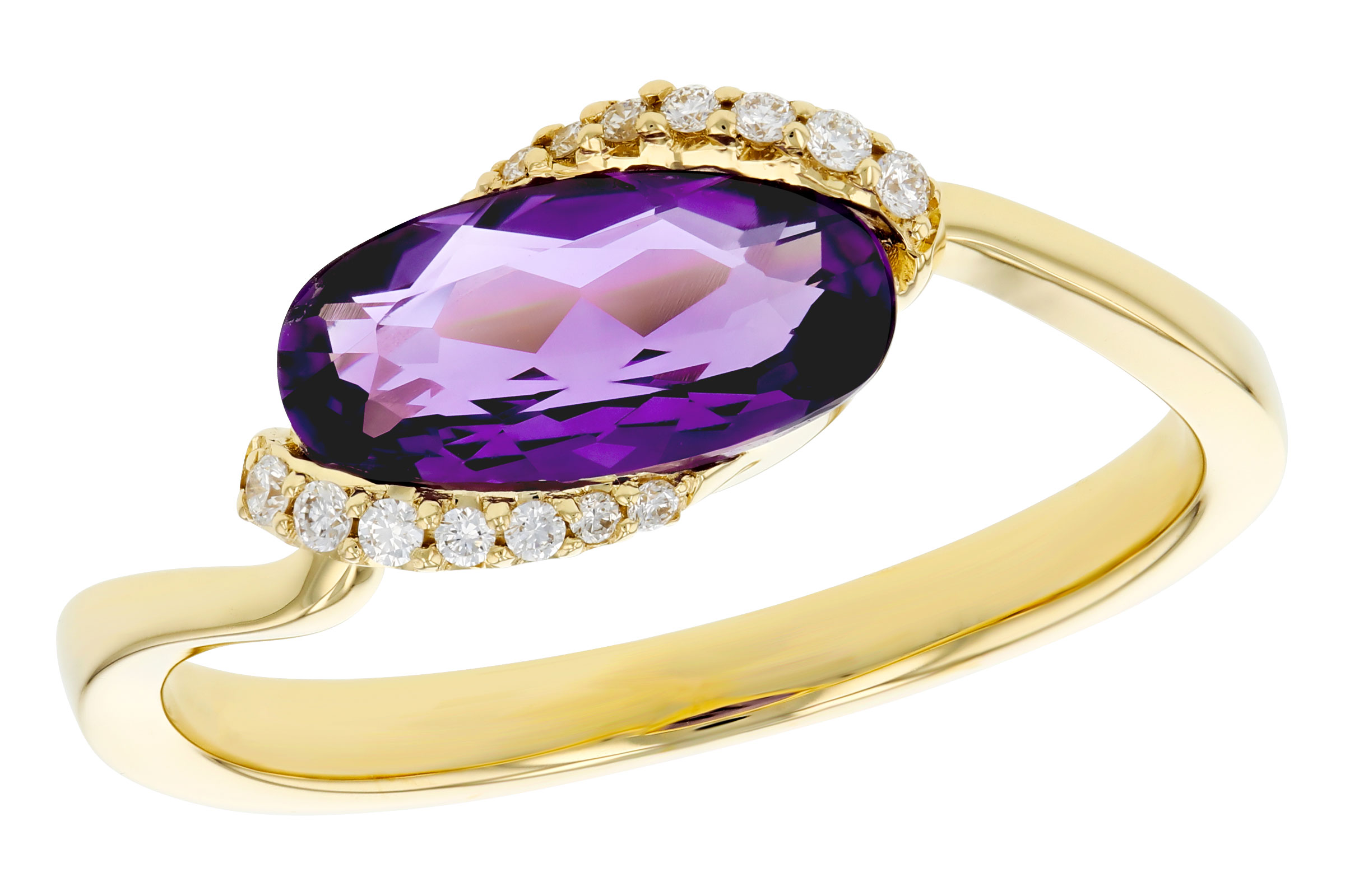 F275-65777: LDS RG 1.07 TW AMETHYST 1.13 TGW (10x5MM AMY)