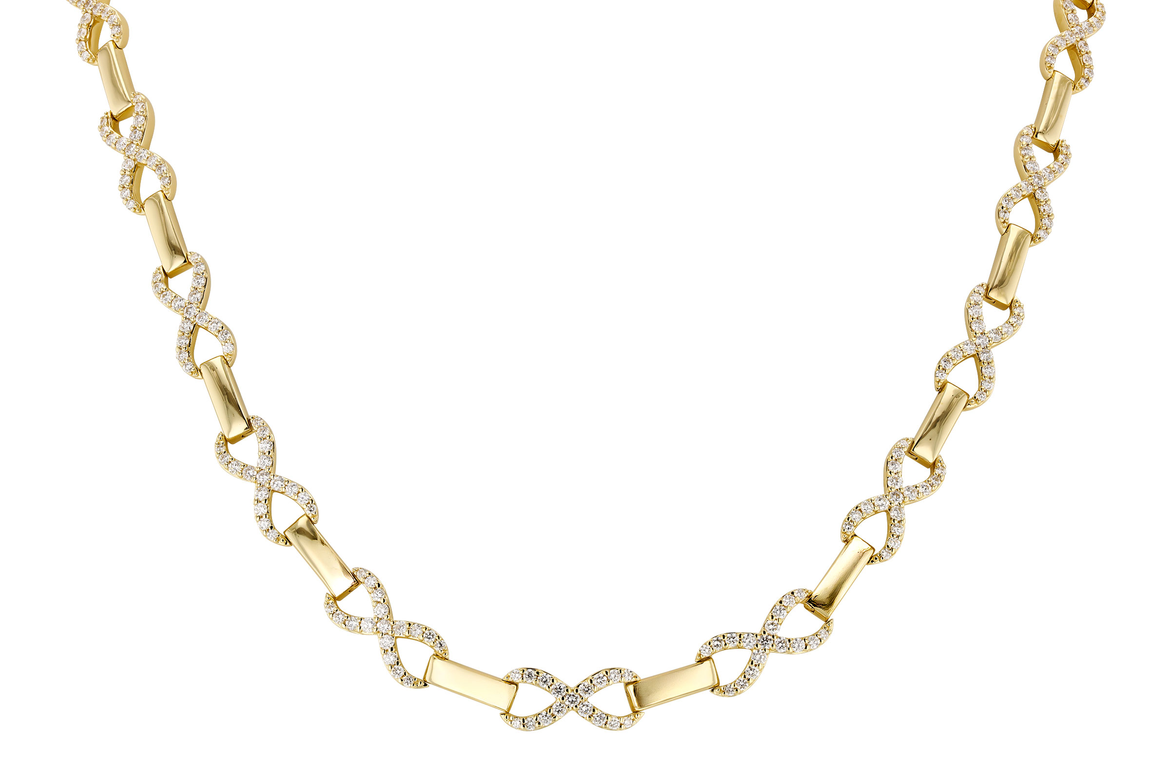 F275-65786: NECKLACE 2.20 TW (17")