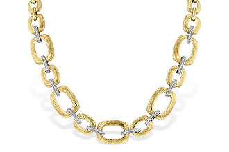 G006-54895: NECKLACE .48 TW (17 INCHES)