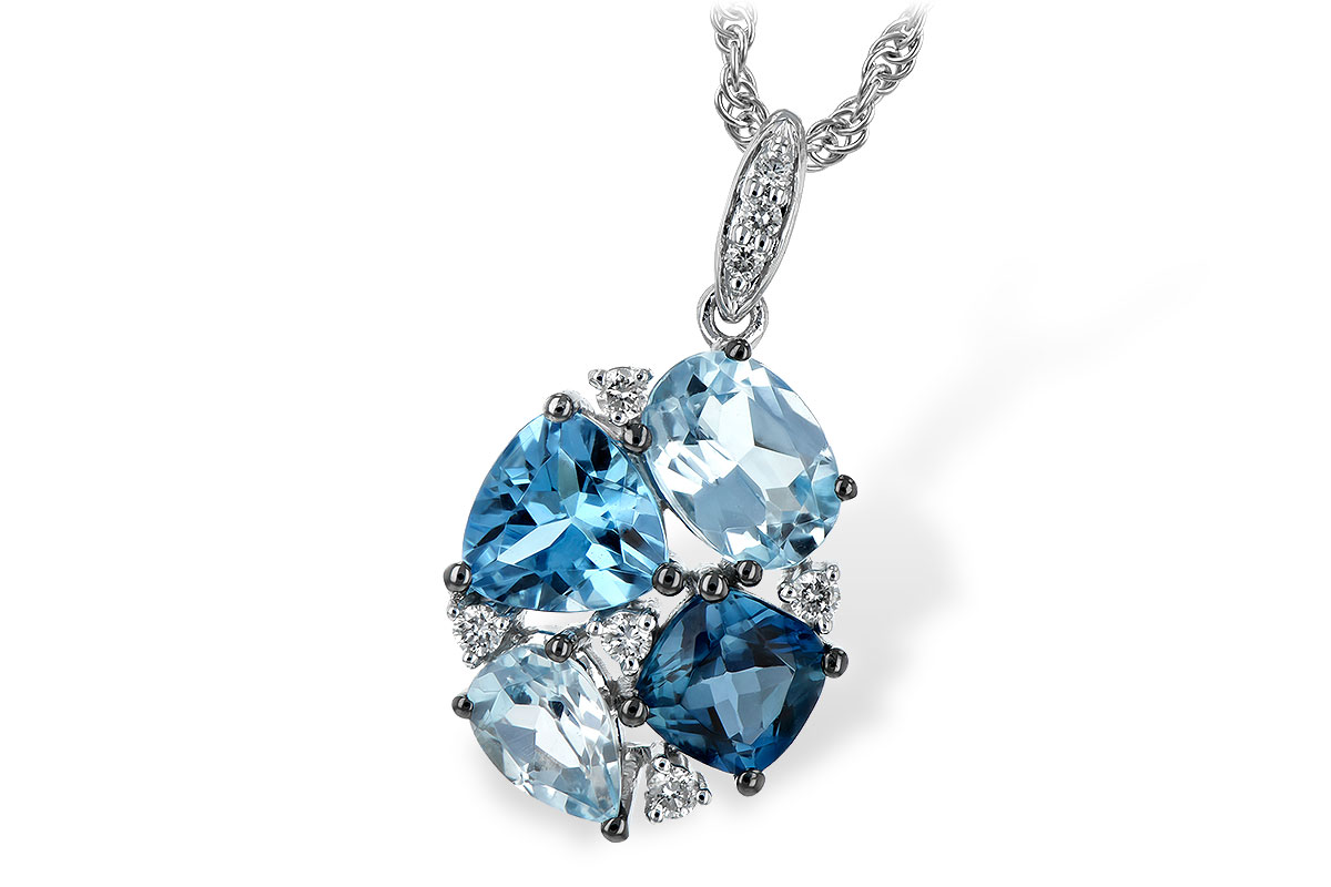 G189-28459: NECK 2.60 BLUE TOPAZ 2.70 TGW