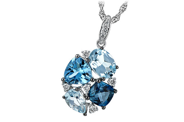 G189-28459: NECK 2.60 BLUE TOPAZ 2.70 TGW