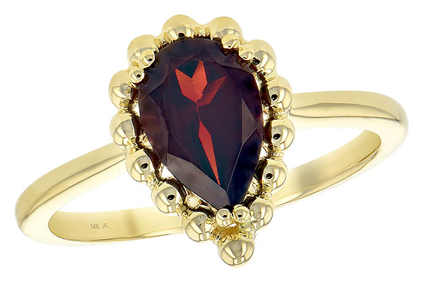 G189-31259: LDS GARNET RING 1.38 CT