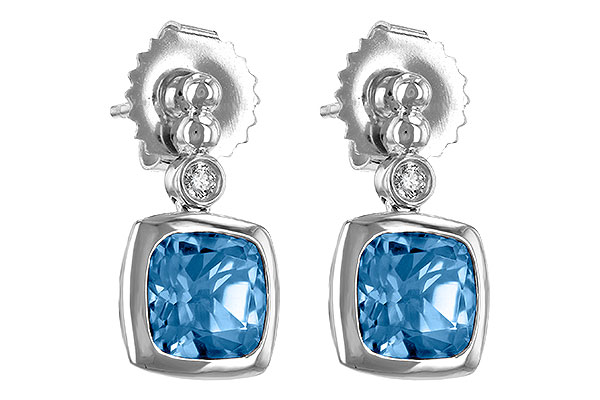 G189-32123: EARR 1.76 BLUE TOPAZ 1.80 TGW