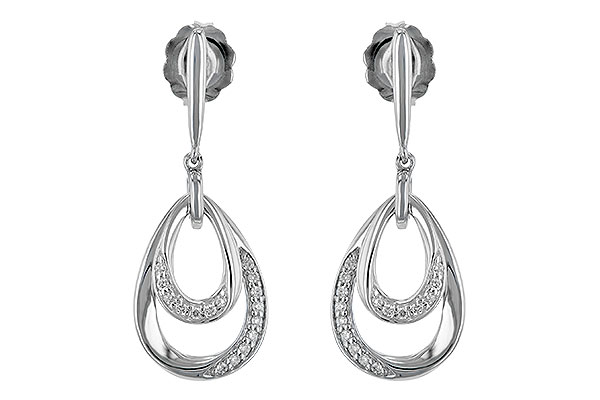 G189-33050: EARRINGS .12 TW