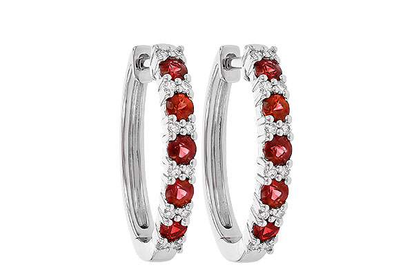 G190-22168: EARR .90 RUBY 1.08 TGW