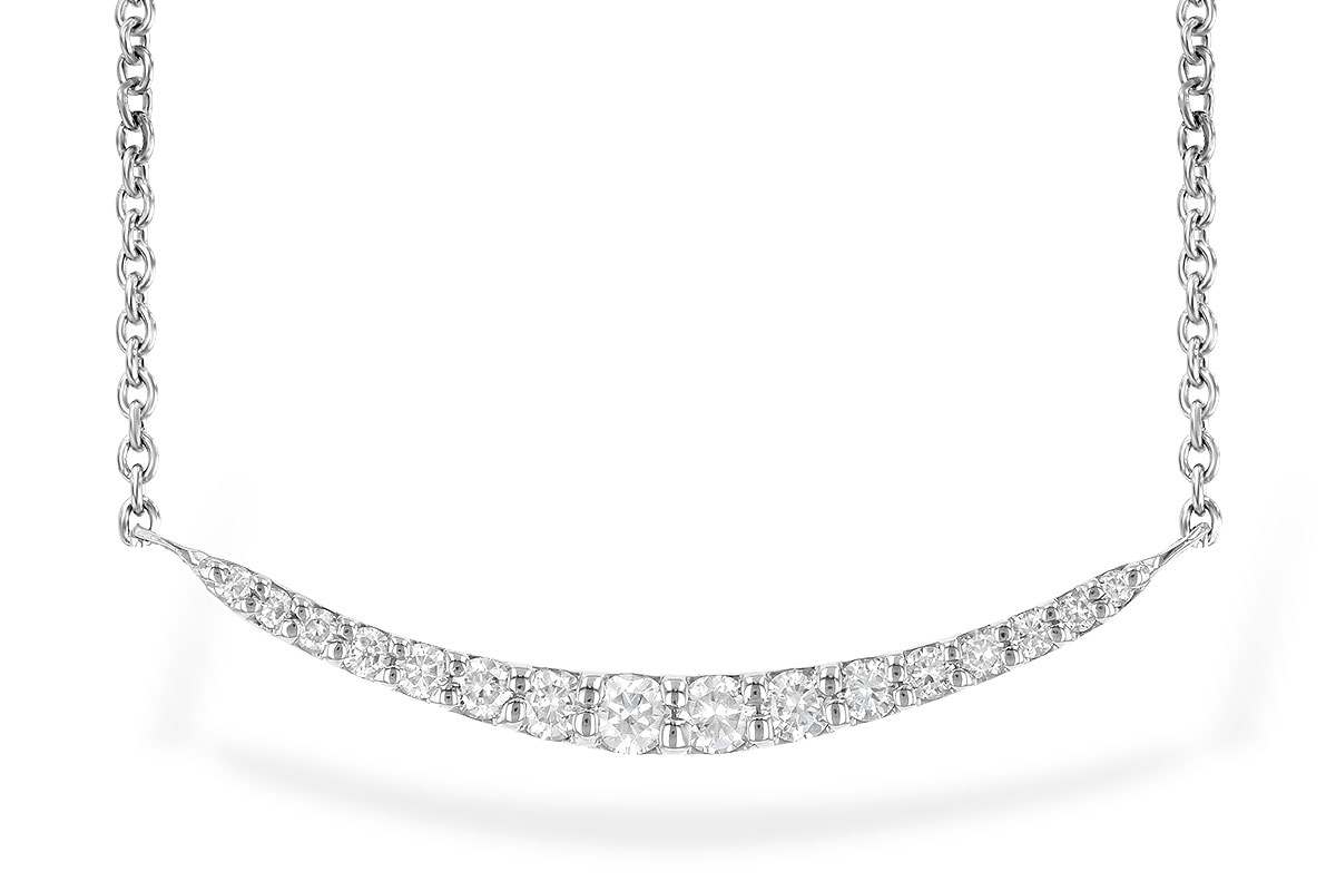 G190-23086: NECKLACE .20 TW (16 STONES)