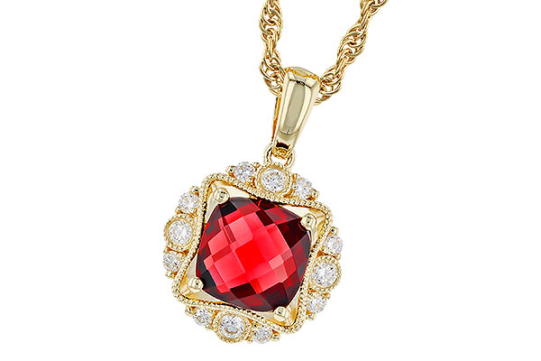 G273-83950: NECK 1.70 GARNET 1.85 TGW