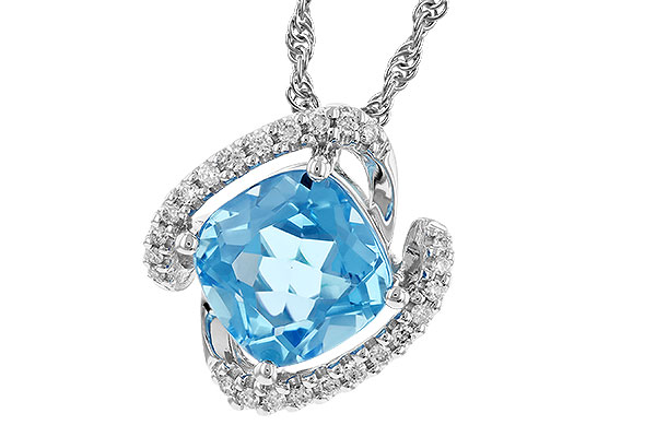 G273-85786: NECK 2.61 BLUE TOPAZ 2.72 TGW