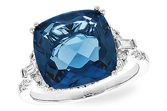 G273-85804: LDS RG 9.00 LONDON BLUE TOPAZ 9.25 TGW (12MM LBT)